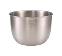 Bortivier Kitchen Stainless Steel 304 Mixing Bowl Deep Design Cooking Baking Cake Bread Salad Kitchen Mixer Bowl, 3600ML