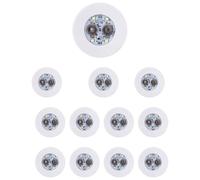 Bortivier LED Coaster,12 Pack Light Up Coasters,LED Bottle Lights,LED Sticker Coaster Discs Light Up for Flash Light Up Cup