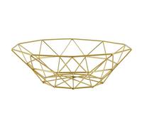Bortivier Metal Wire Fruit Basket Fruit Bowl, Large Round Bread Storage Bowl Stand