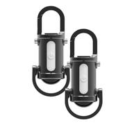 Bortivier Mini Torch, Pocket Sized Lumilinks Mini Torch, Flashlight & Power Bank & Keychain Black