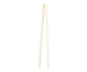 Bortivier Non-Slip Salad Clip Long Handle Steak Clamp Home Kitchen Cooking Tools Creamy White