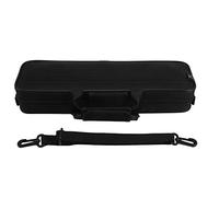 Bortivier Nylon Padded Flute Bag Carry Case Cover Shoulder Strap 39x7x11cm Black