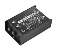 Bortivier Passive Direct Box Single Channel Passive DI-Box Direct Injection Box Balanced & Unbalance Signal Audio Isolator