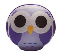 Bortivier Portable Owl Bluetooth Speaker Cute Pet Design Waterproof LED Dual-Link Outdoor Purpler