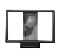 Bortivier Screen Magnifier 3D Smart Mobile Phone Amplifier Anti-Radiation Screen with Phone Holder for Any Smartphone