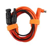 Bortivier Solar Panel to DC 8mm Adapter Cable 2m-Solar Connector to DC7909/8020 Male Plug Extension Cord with Tinned Copper Wire