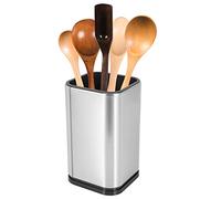 Bortivier Stainless Steel Kitchen Utensil Holder, Kitchen Cutlery Storage, Utensil Organizer, Modern Rectangular Design,17X10cm