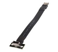 Bortivier USB 3.2 GEN2 Type E Male to Female Adapter 20Pin Extension with Panel Mount Screw Hole Cable