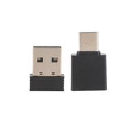 Bortivier USB Mouse Jiggler Undetectable Mouse Mover USB Mouse Mover Automatic Computer Mouse Mover Jiggler with USB C Adapter Black