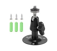 Bortivier Wall mount black Metal surveillance camera wall mount 7,62 cm