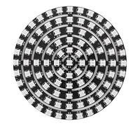 Bortivier WS2812 SK6812 Radius 110mm LED Ring 5050 DC5V DIY LED Ring Built-In RGB Addressable LED Ring 93 Bits LEDs