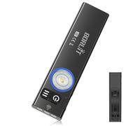 BORUIT U8 EDC Flat Torches, 650LM Small Torch Led Super Bright, Everyday Carry USB-C Rechargeable Torch, COB Side Light, Multi-Mode Magnetic with Pocket Clip, IP67 for Camping