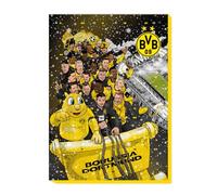 Borussia Dortmund BVB Comic Advent Calendar 2025, Black/Yellow, 43 x 30 cm