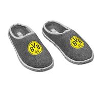 Borussia Dortmund BVB Felt Slippers, gray, 11.5/12.5 UK