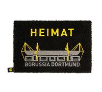 Borussia Dortmund, Doormat, black-yellow,