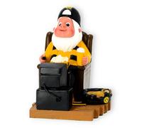 Borussia Dortmund Garden gnome Decorative Figurine, Resin, Yellow and Black, 19 X 14.7 X 17.8 Centimeter