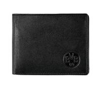 Borussia Dortmund, Leather wallet, black-yellow,