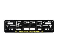 Borussia Dortmund, License plate amplifier, black-yellow,