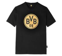 Borussia Dortmund Men's BVB Gold Edition: Exclusive Black T-Shirt, S