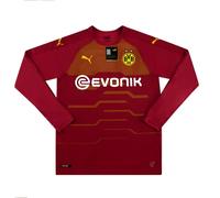 Borussia Dortmund Men's Mens 2018-2019 Puma Third Goalkeeper Shirt in Brown | Size: Medium Borussia Dortmund Brown M