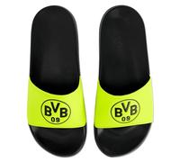 Borussia Dortmund Unisex Adult BVB Bath Slippers, Neon, Black, 37/38