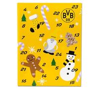 Borussia Dortmund Unisex - Adult BVB Socks Advent Calendar 2024, Multicoloured, 39-44