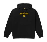 Borussia Dortmund Unisex BVB Hoodie, Exclusive, Lettering and Emblem, Hoodie (Pack of 1) Black