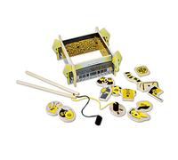 Borussia Dortmund Unisex Children's BVB Fiskespil (20 dele) Toy, Black Yellow, One Size EU