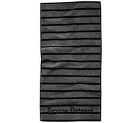 Borussia Dortmund Unisex Hand Towel, Black-grey, 100 x 50 1 cm UK
