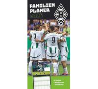 Borussia Mönchengladbach 2025 - Familien-Planer - Fan-Kalender - Fußball-Kalender - 22x45 - Sport