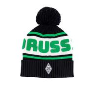 Borussia Mönchengladbach Borussia Hat | Official Fan Item Foal Shop | Stylish Bobble Hat with Embroidered Club Logo & Borussia Lettering | Warm & Unisex Gladbach Hat