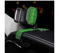 Borvynox Bling Universal Car Phone Holder Mount,Crystal 360 Degrees Rotation Dashboard Phone Holderar Phone Mount for iPhone,Samsung,Google,Nokia,and 4 to 7" Smartphones, Green