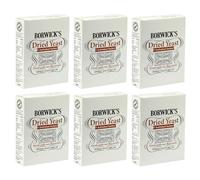 Borwick's Instant Yeast - 6 Boxes with 5x 6g Sachets per Box, Fast-Acting Dried Yeast for Bread, Dough & Baking, Suitable for Vegetarians, Resealable Individual Packs