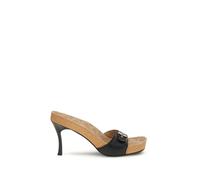 Bos Taurus Stiletto Heel Sandals - female - Balenciaga - Heeled Mules - Black - 3 UK - Shoes 3 UK