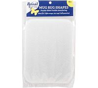Bosal Craf-Tex Mug Rug Shapes-Rectangle 8 x 6-inch 4/Pkg, Other, Multicoloured, 0.5 x 15.87 x 23.49 cm