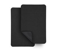 Bosap Bath Mat,Ultra Thin Bathroom Runner Rugs,Large Bath Mats for Bathroom,Quick Dry,Non-Slip,Machine Washable,Low Pile,Bath Rug,Shower Outside,Sink,Home Decor Accessories.Black,1'5"x2'3"(2 Pack)