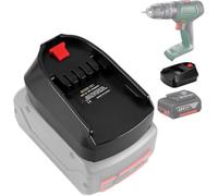 BOSB18C for Bosch GBA to PBA Battery Adapter (Converter for Bosch Professional 18V System Battery to Gardena 18V Power Tools)(Blue to Green)