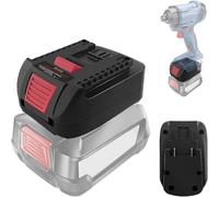 BOSC18B for Bosch PBA to GBA Battery Adapter (Converter for Bosch Home and Garden 18V Battery to Professional 18V System Battery Power Tools)(Green to Blue)