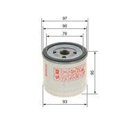 Bosch 0 451 103 252 Oil Filter Fits Ford LDV Metrocab