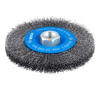 Bosch 1x PRO Steel Longlife Wire Wheel, Crimped Wire for Small Angle Grinder and M14 Thread (for Steel, Ø 115 mm, Professional Accessory Small Angle Grinder)