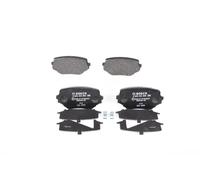 BOSCH Brake pad set 0 986 424 669 Low-Metallic with acoustic wear warning with anti-squeak plate SUZUKI: Grand Vitara 1 SUV, Vitara I Off-Road