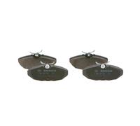 Bosch Brake Pads BP415 - Rear Axle, ECE-R90 Certified, Copper-Free, Set of 4 with Accessories
