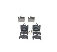 Bosch BP968 - Brake Pads Car Rear Axle - Bosch Quality - Reduced Noise and Dust - ECE-R90 Certified - Copper-Free - 1 Set of 4 pads