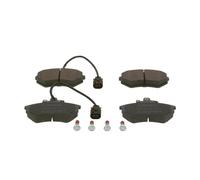 Bosch BP517 - Brake Pads Car Front Axle - Bosch Quality - Reduced Noise and Dust - ECE-R90 Certified - Copper-Free - 1 Set of 4 Pads - With Accessories