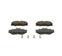 Bosch BP755 - Brake Pads Car Front Axle - Bosch Quality - Reduced Noise and Dust - ECE-R90 Certified - Copper-Free - 1 Set of 4 Pads - With Accessories
