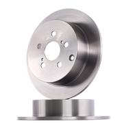 Bosch BD1502 Brake Disc Set - 269 mm Solid Discs - Rear Axle - ECE-R90 Certified - Reliable Braking, Stable Performance, Corrosion Protection - 1 Set of 2 Discs