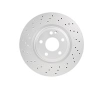 2x Brake disc Perforated 0 986 479 A60 BOSCH for MERCEDES-BENZ CLA Coupe A-CLASS