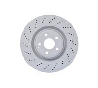 Bosch BD2428 Brake Disc - 344 mm Vented High-Carbon Disc - Front Axle - ECE-R90 Certified - Great Cooling and Noise Suppression, Advanced Corrosion protected - 1 Single Disc