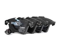 0986 494 107 Front Brake Pad Set 4x Pads Integrated Wear Indicator Braking Bosch