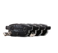 Bosch BP1218 - Brake Pads Car Rear Axle - Bosch Quality - Reduced Noise and Dust - ECE-R90 Certified - Copper-Free - 1 Set of 4 Pads